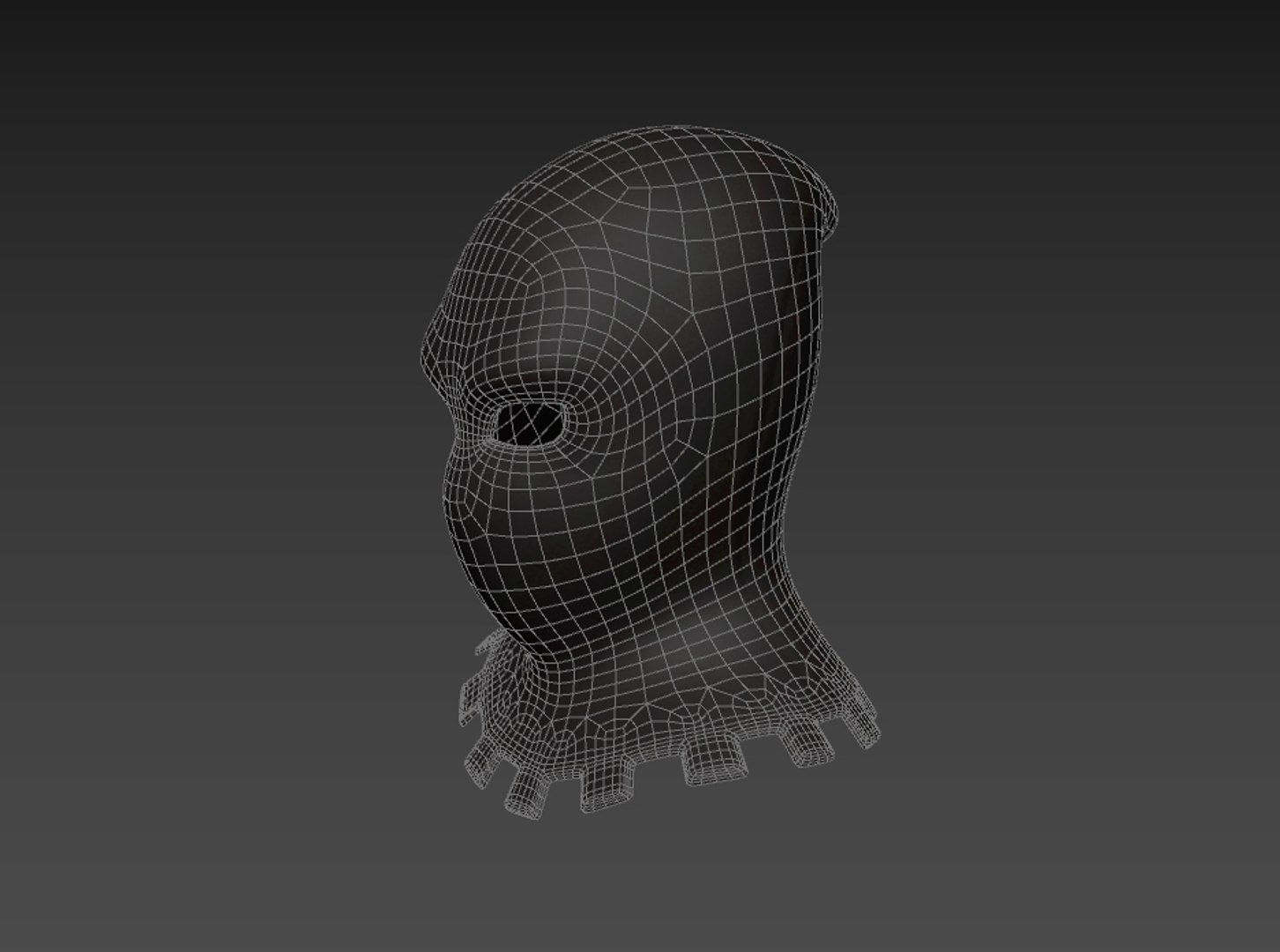 3D executioner mask model - TurboSquid 1558665