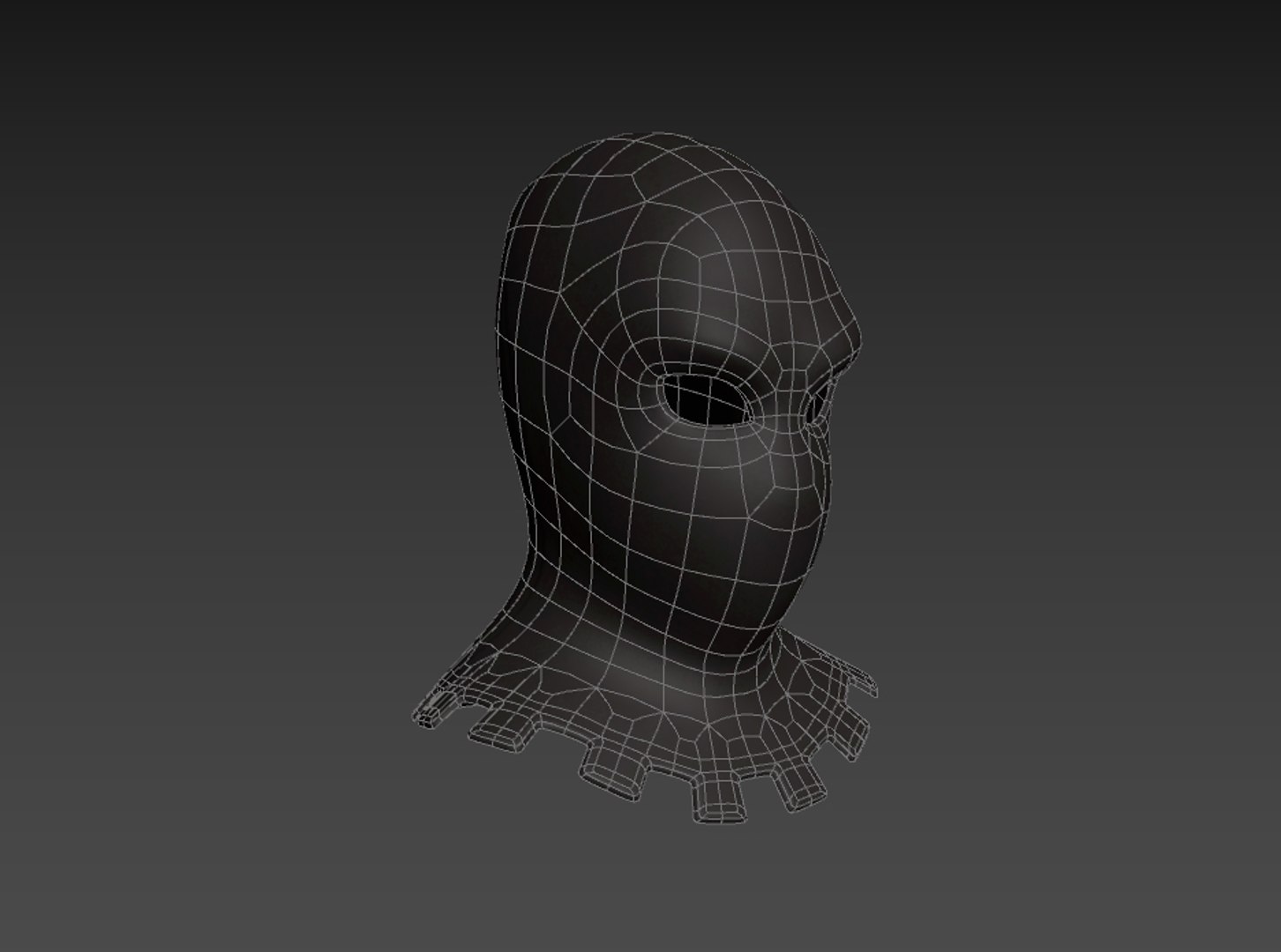 3D executioner mask model - TurboSquid 1558665