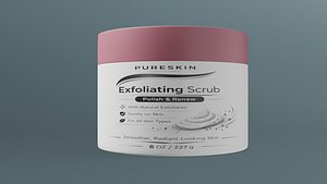 Customizable SkinCare Mockup 3D