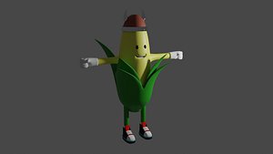 CornGuy 3D model