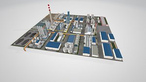 Large-Scale Factory Planning Process Industry Pipeline Modular Plant Layout Kit