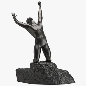 3D model auguste rodin prodigal son