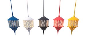 3D moroccan hanging lamps