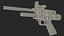 3D Tranquilizer Dart Gun X-2 Satin Black Trim model