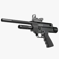 Tranquilizer Dart Gun X-2 Satin Black Trim