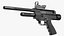 3D Tranquilizer Dart Gun X-2 Satin Black Trim model