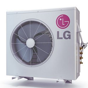 3d model air conditioner lg lmu365hv
