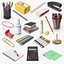 School Supplies Collection 3D model