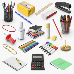 20 School Supplies Collection