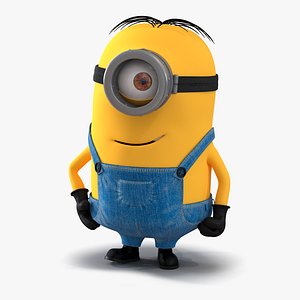 Short One Eyed Minion Rigged