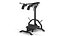 Leverage squat and calf raise machine