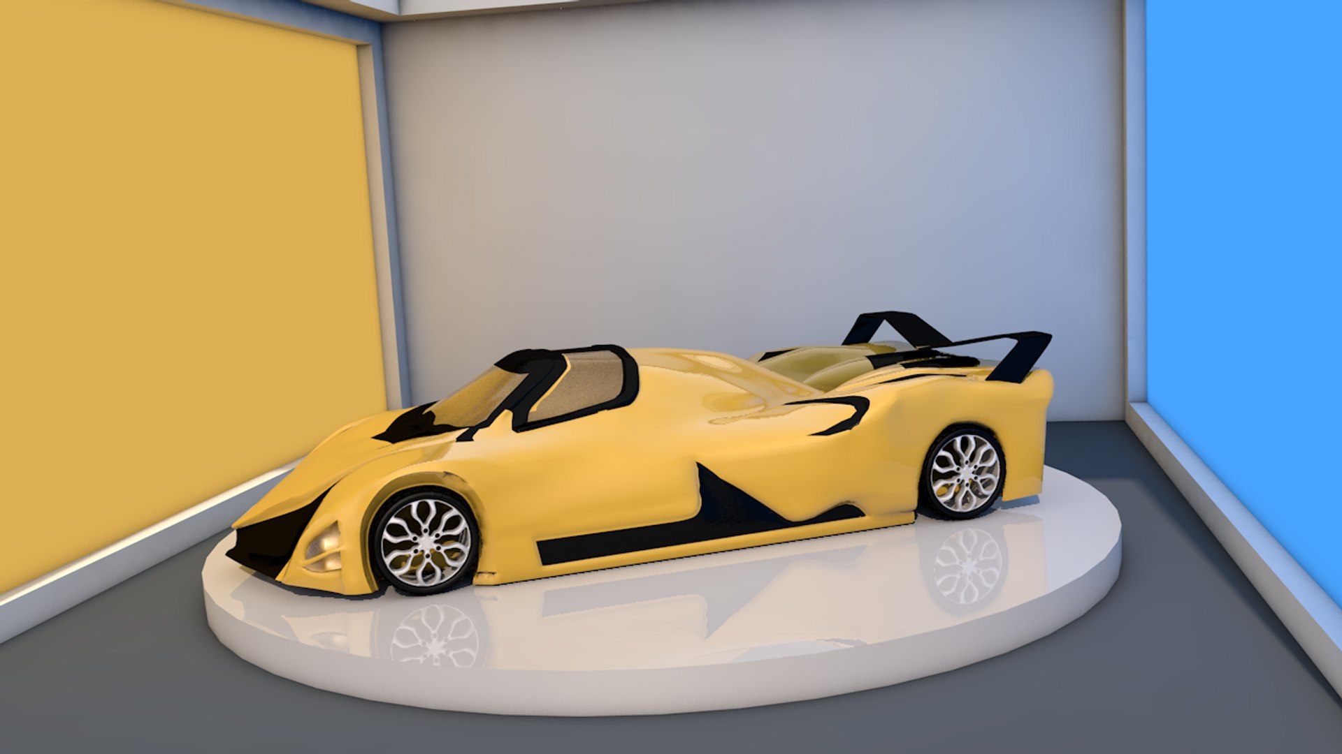 Devel Sixteen Prototype Car 3D Model - TurboSquid 1268433