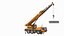 Kompaktkran Liebherr mit montierten Betonbarrieren