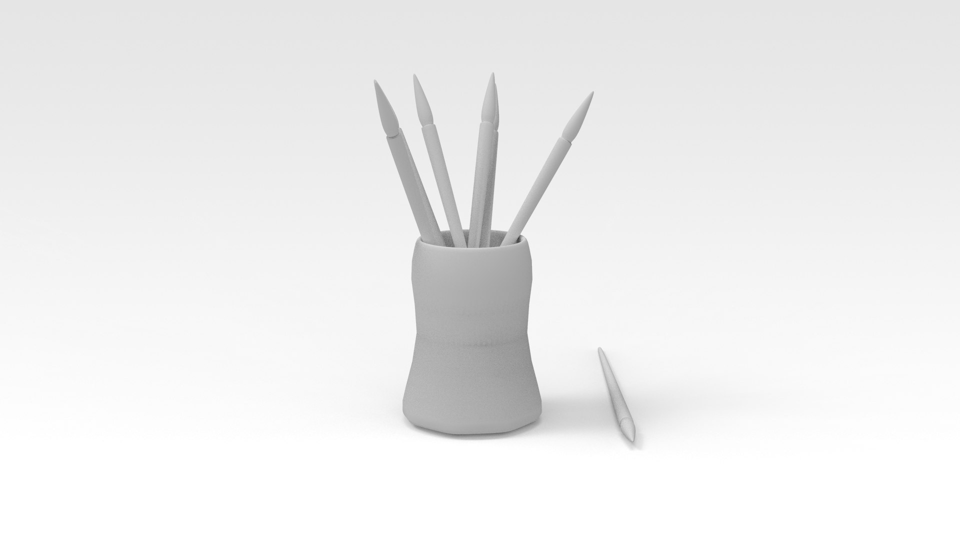 Paint Brush 3D Model - TurboSquid 1755388