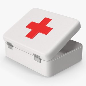 3D model First Aid Box