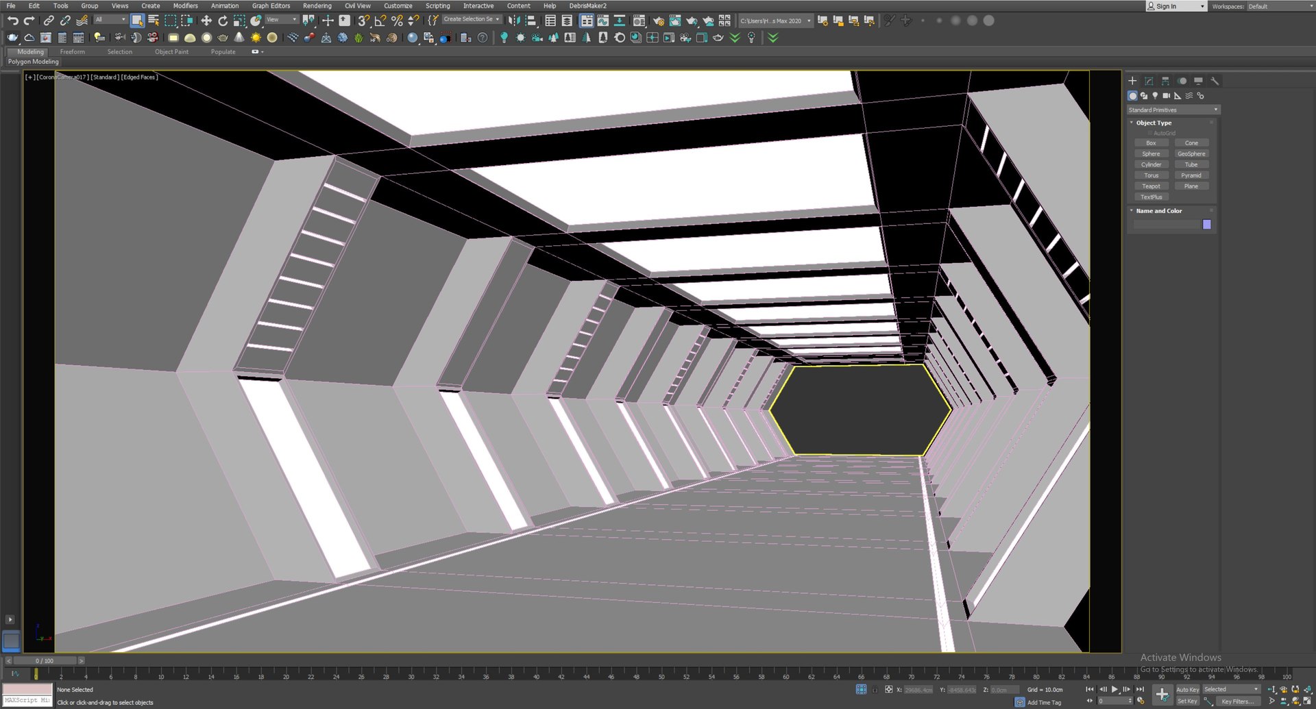 Low Poly Sci Fi Corridor 12 3D - TurboSquid 2102864