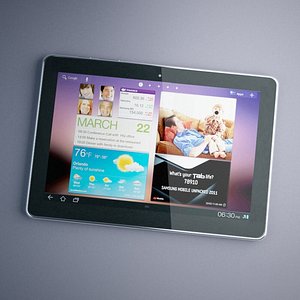 galaxy tab 10 1 3d max