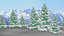 Pine Tree Forest - Winter