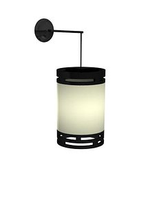 3d model wall lantern light