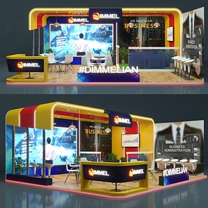 Exhibition Stand Stall 3D model