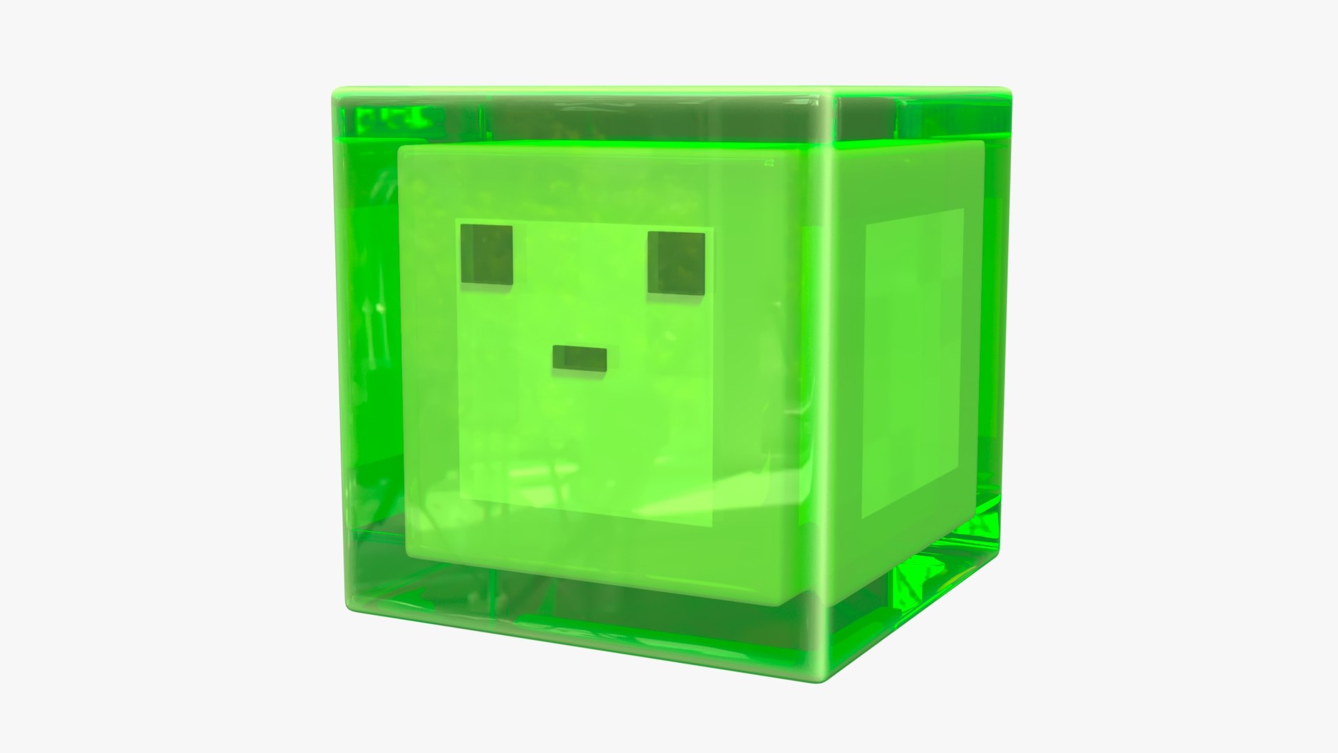 Minecraft Slime - Download Free 3D model by None (@None_Yaroslav) [e00eba0]