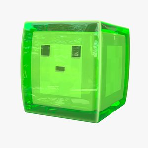 Minecraft Slime 3D model