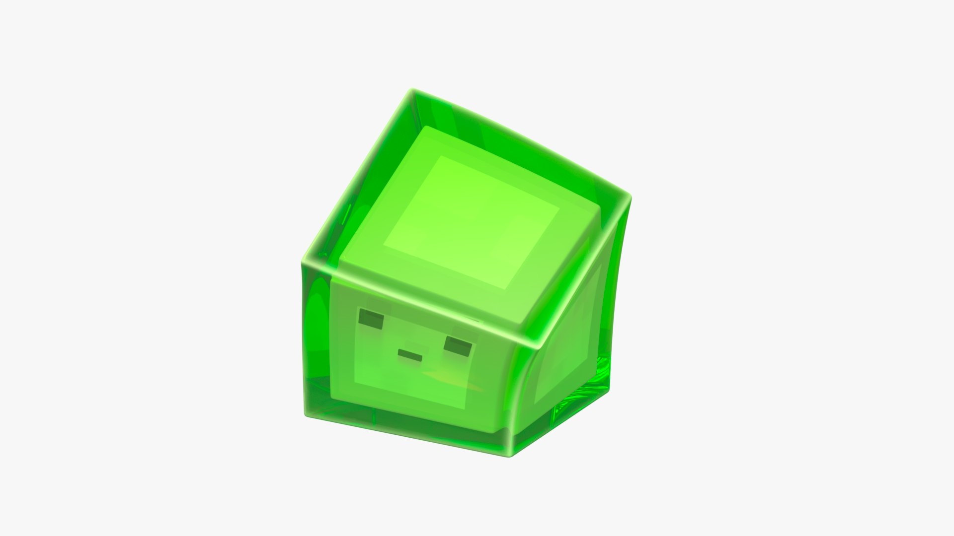 Minecraft Slime - Download Free 3D model by None (@None_Yaroslav) [e00eba0]