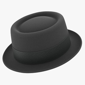 realistic bailey pork pie 3D model