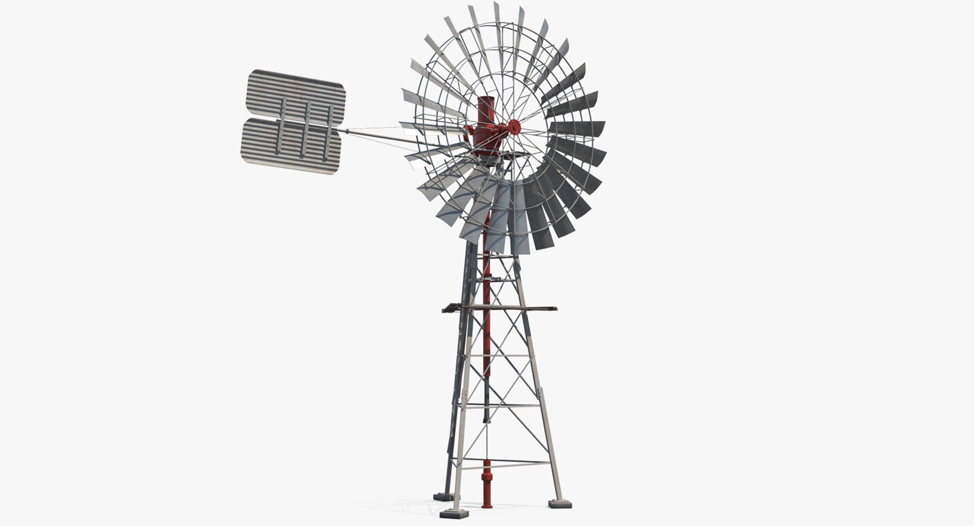 Comet Windmill 3D model preview