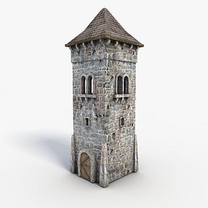 Low Poly Stone Tower