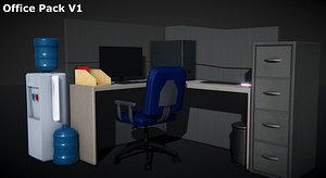 office pack v1 3D model
