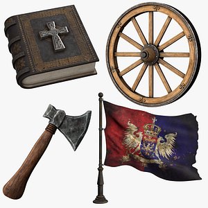 3D Medieval Collection model
