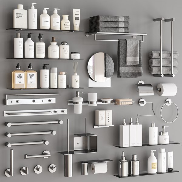 Bathroom accessories | 3D model