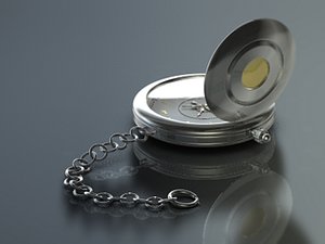3d pocket watch model