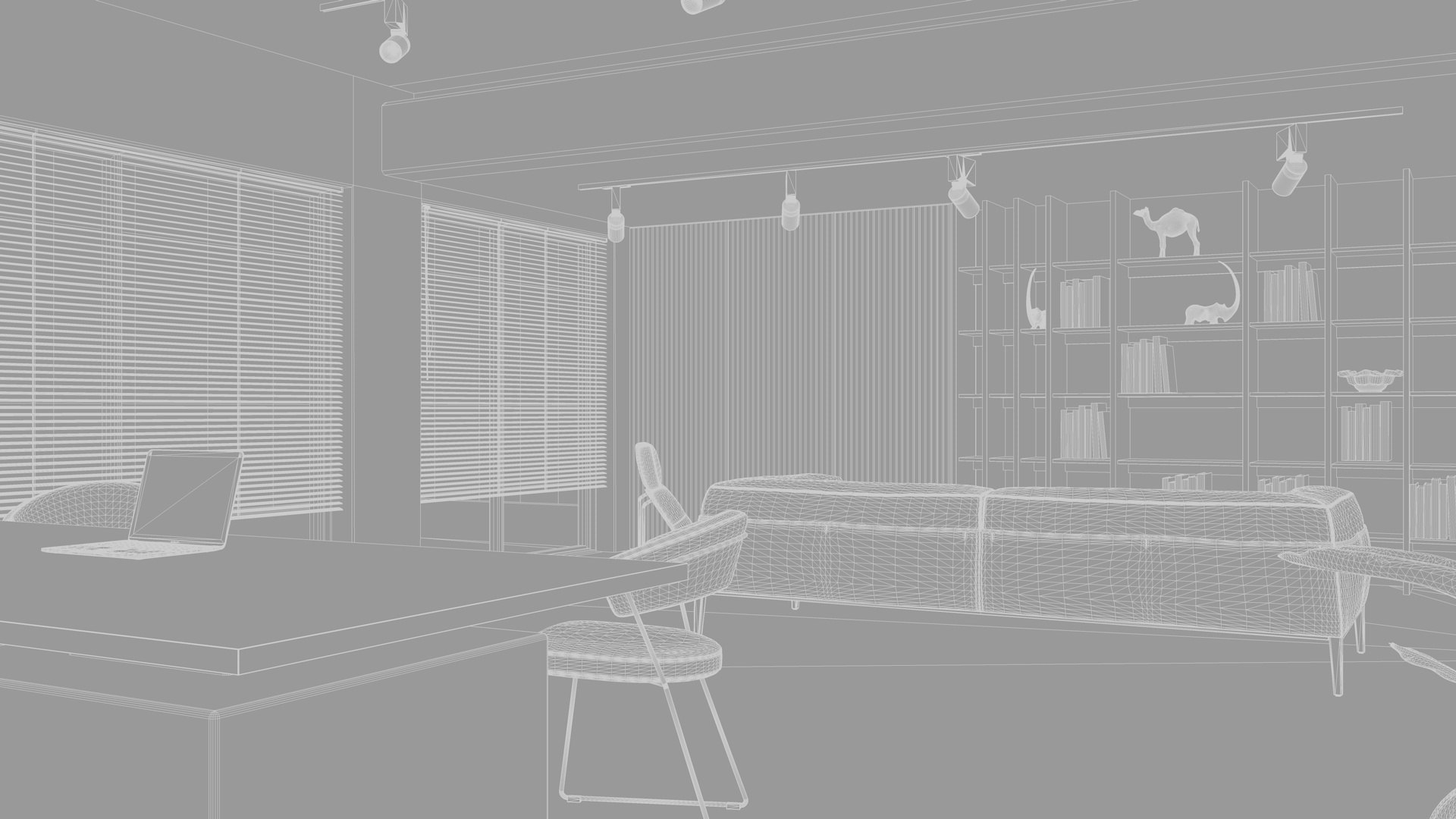 Office Interior Model - TurboSquid 1593736