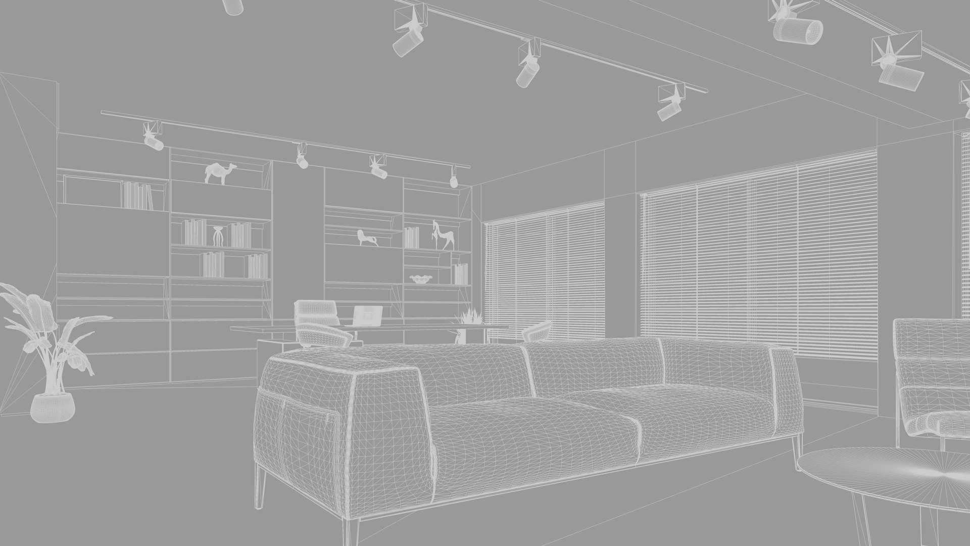 Office Interior Model - TurboSquid 1593736