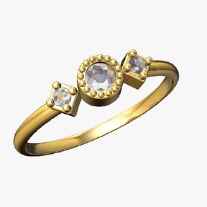 3D Vintage ring