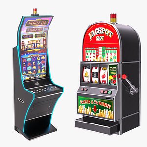 Casino Slot Machines Collection 3D model