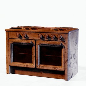 Ruined Stove 3D model