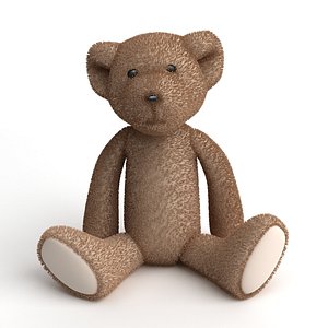 3d model bear plush