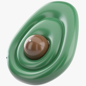 Inflatable Avocado Pool Float model