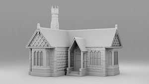 3D house stove model