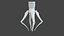 Futuristische Roboterhand