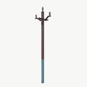Electric pole 3D model