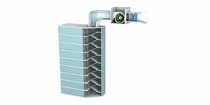 STAIR CASE PRESSURIZATION FAN