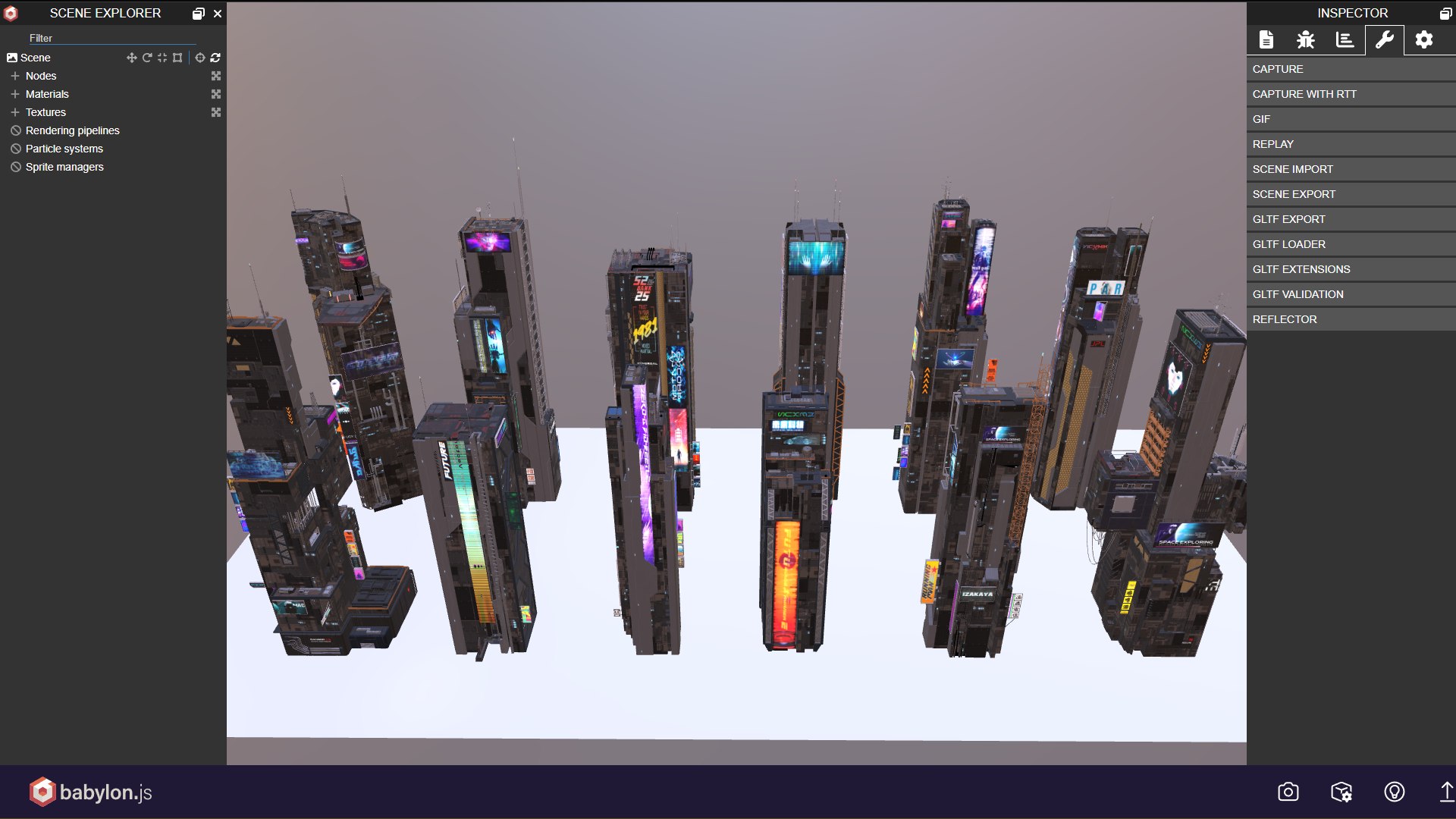 3D Scifi Building Cyberpunk Futuristic Building Kitbash Bundle Model ...