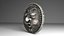 Mayan dial coin prehistoric God Wind