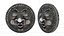 Mayan dial coin prehistoric God Wind
