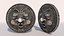 Mayan dial coin prehistoric God Wind