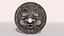 Mayan dial coin prehistoric God Wind